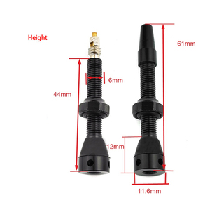 Aluminum Presta Four Hole 44mm Bicycle Vacuum Valve