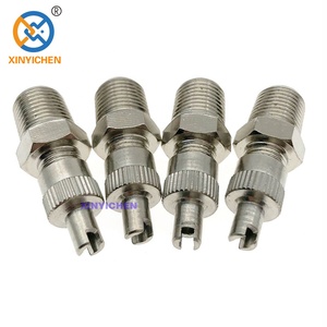 Air Control 1/8 NPT Brass Nickel Plated Schrader Valve