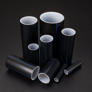 Non Toxic HDPE Water Supply Pipe Certified Poly Tube PE100