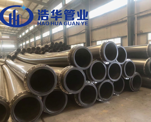 Anti Scratch UHMWPE Polyethylene Pipe Stable Mechanical Property for Mine Sand Gravel Long Distance Delivery