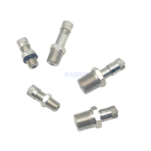 Brass Nickel Plated Stainless Steel Hexangular Air Pump Schrader Valve