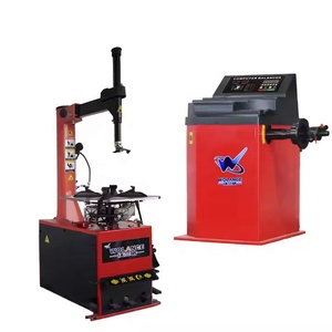 Wolange W-969 Hydraulic Tire Changer Machine Wheel Balancer Combo
